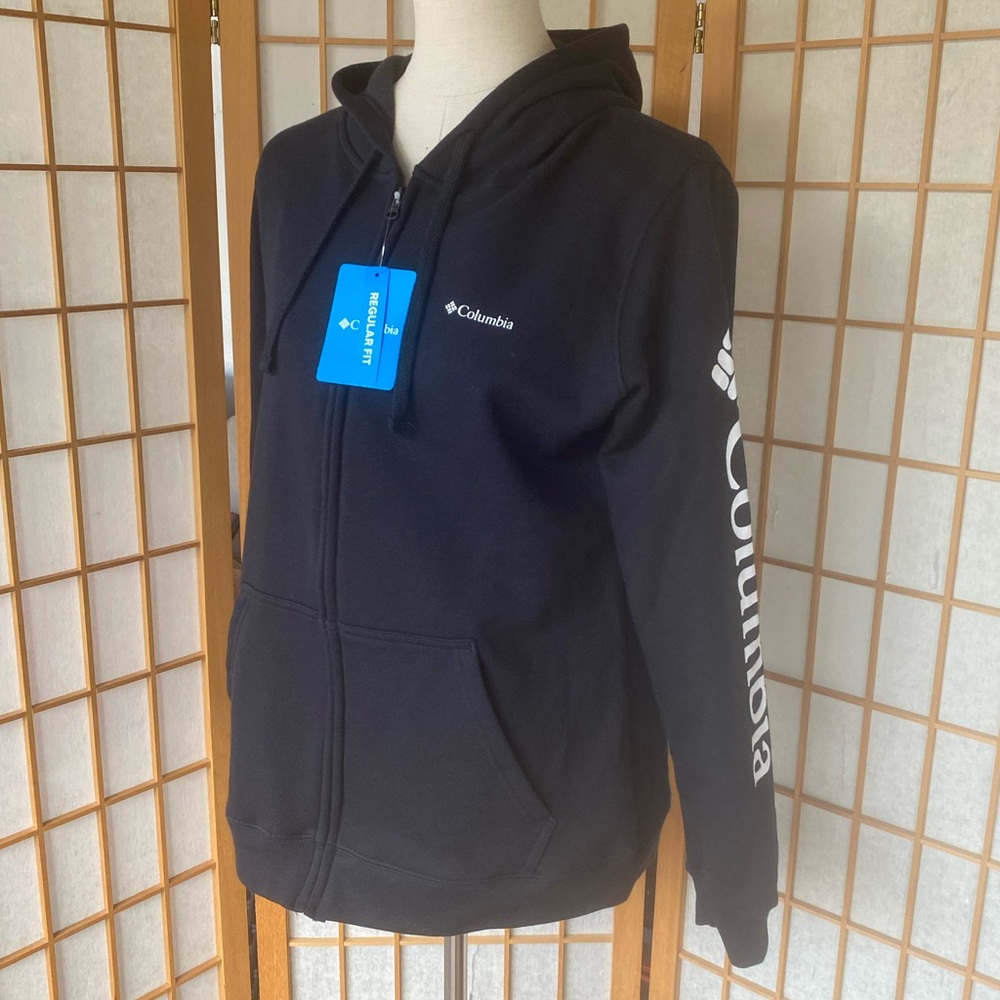 Columbia Black Cape Lacey Graphic Full Zip Hoodie Womens SZ L NWT - Picture 12 of 15